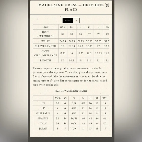 Dôen MADELAINE DRESS- IN DELPHINE PLAID - Picture 9 of 9